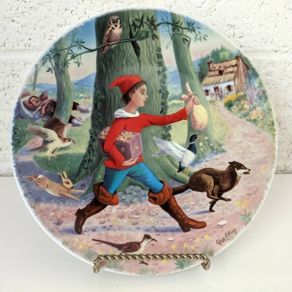 Vintage Limoges Turgot Collector Plate | Hop-o'-My-Thumb | Le Petit Poucet