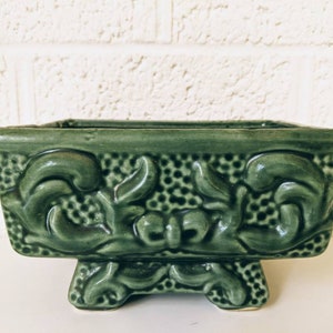 Vintage American Bisque Pottery Planter or Bowl