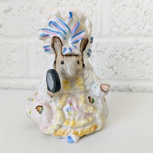 Lady Mouse | Beswick England | Beatrix Potter Collection | Mouse Dressed Up | 1951 | F. Warne & Co. Ltd. | In Original Box