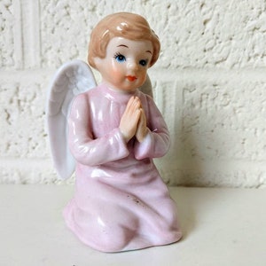 Vintage Lefton Praying Angel Figurine | 1994 Geo. Z. Lefton SRNO 1584