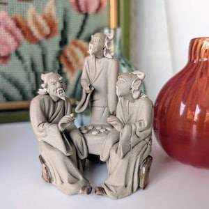 Figurina cinese d&#39;epoca di uomini di fango / Uomini che giocano / Mudware