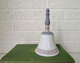 Vintage Lladro Eternal Love Bell #7542 | Shepherd, Sheep, Flute