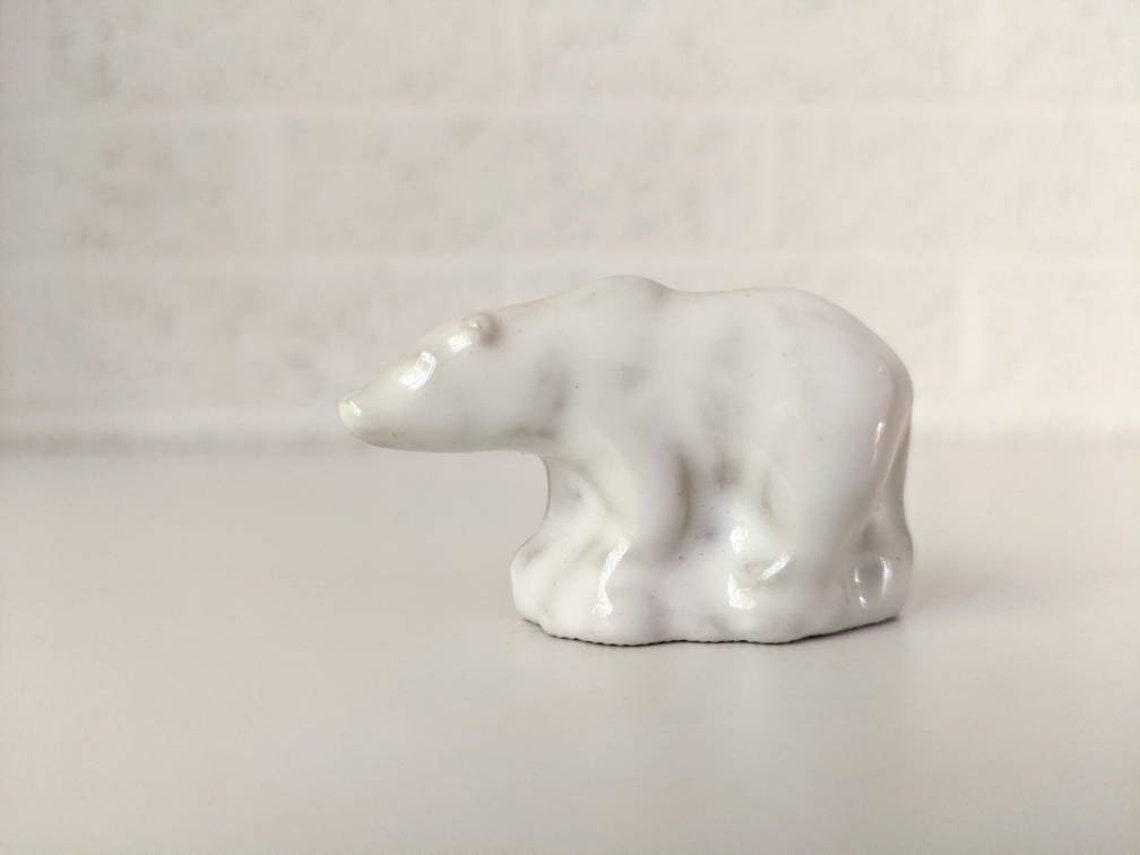 Vintage Wade of England Polar Bear Figurine Wade Miniature - Etsy