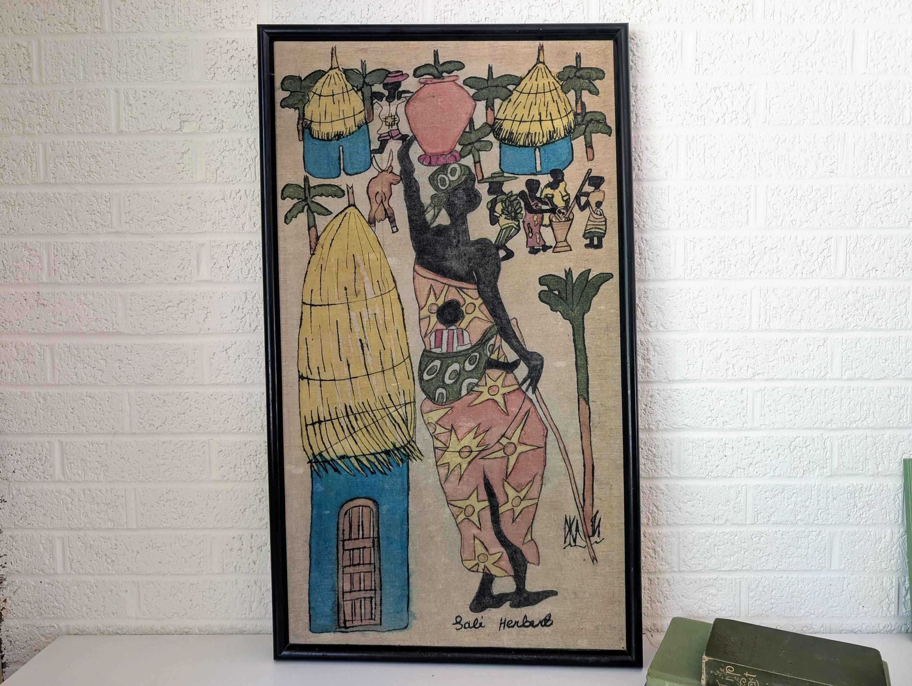 Framed Batik Vintage - Etsy