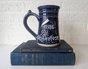 Vintage 1986 Oktoberfest Stein | Healy Pottery Dayton Art Institute Oktoberfest