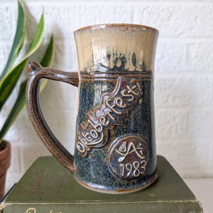 Vintage 1983 Oktoberfest Stein | Healy Pottery Dayton Art Institute Oktoberfest