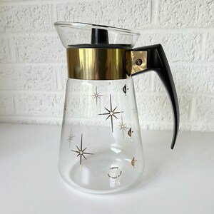 Vintage Pyrex/corning Mid Century Glass Carafe or Decanter Glass Coffee ...