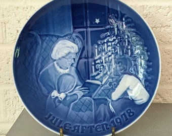 Vintage Royal Copenhagen 1978 Christmas Plate | A Christmas Tale | Bing and Gröhndahl, B&G