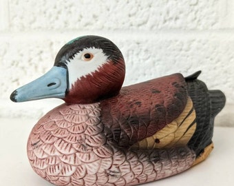 ロマーノ・イノチェンティ 手描きイタリア陶器アヒルの置物 - Etsy 日本