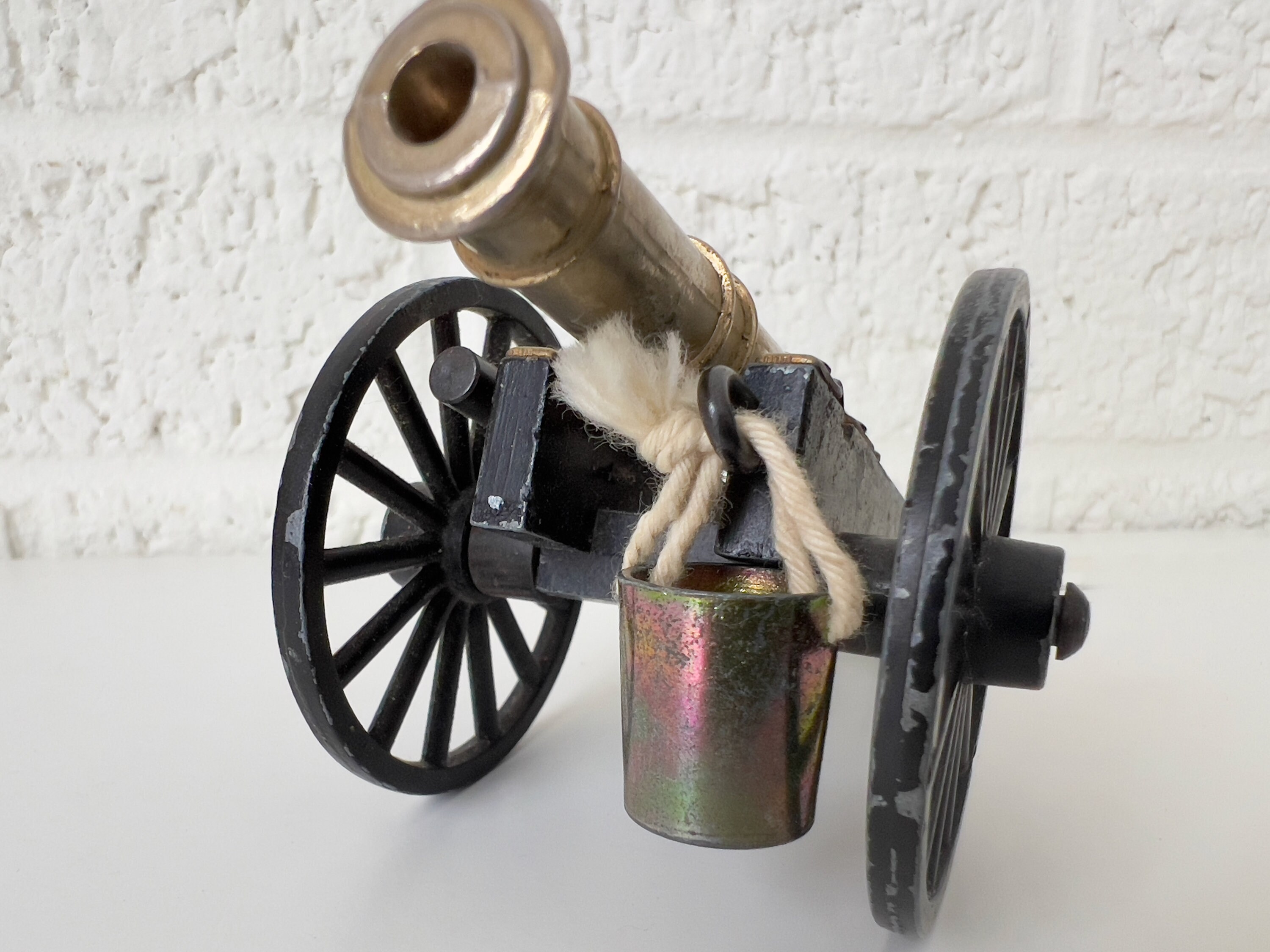 ヴィンテージ メタル 調節可能大砲 | GP 382 モデル | イタリア | 可動