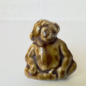 Vintage Wade of England Monkey Figurine | Wade Whimsies Miniature Figurines