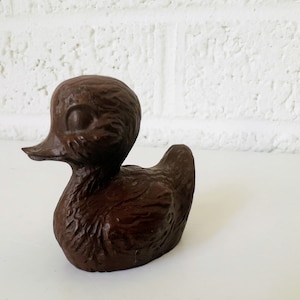 Tiny Vintage Resin Duckling