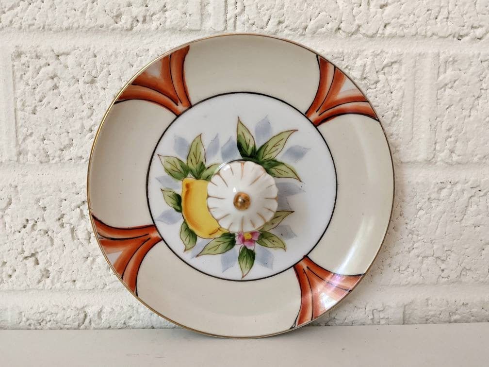 Vintage Noritake Porcelain Lemon Server | Morimura Brothers 1921