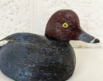 Vintage Miniature Duck Decoy | Vintage Duck Figurine | Vintage Mallard