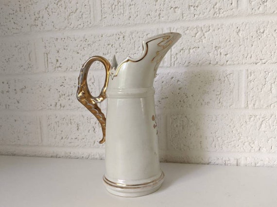 アンティーク鷲の置物、象の花瓶ピューター製