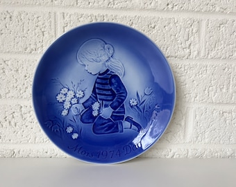 Desiree Denmark Old Copenhagen Blue Christmas Porcelain Plate