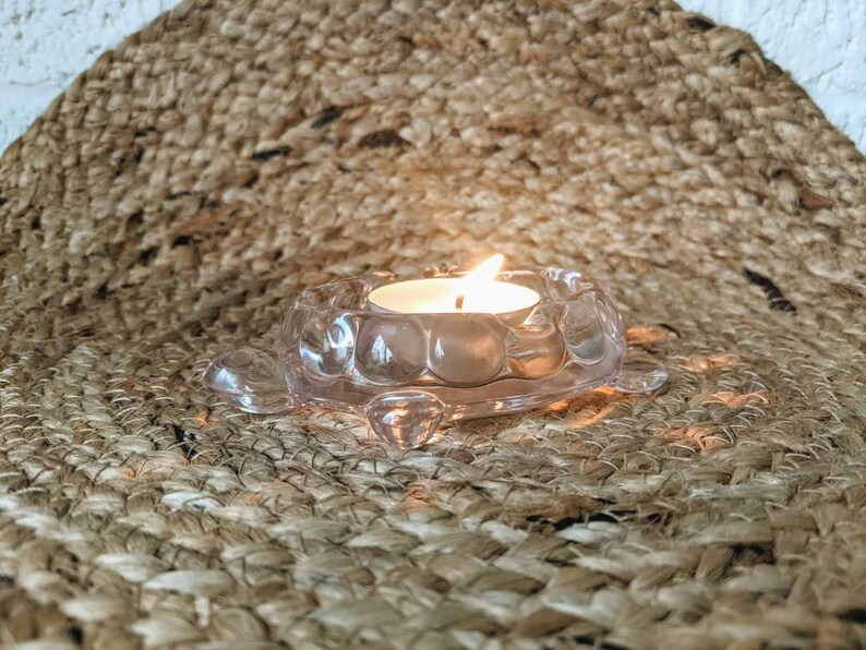 Vintage Glass Turtle Ashtray Candleholder or Ring or Trinket Etsy