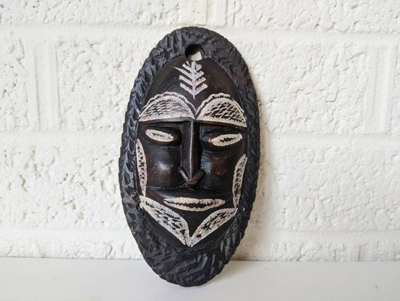 Vintage African Mask Wall Art | Clay - Etsy Vintage African Mask Wall Art | Clay - Etsy
