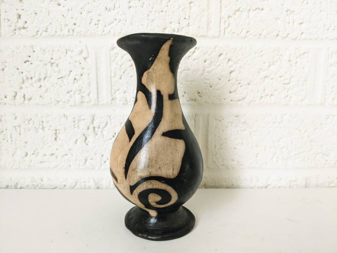 Vintage Lenca Pottery Vase Etsy