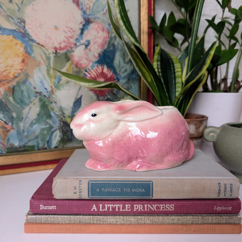 Rabbit Planter - Etsy