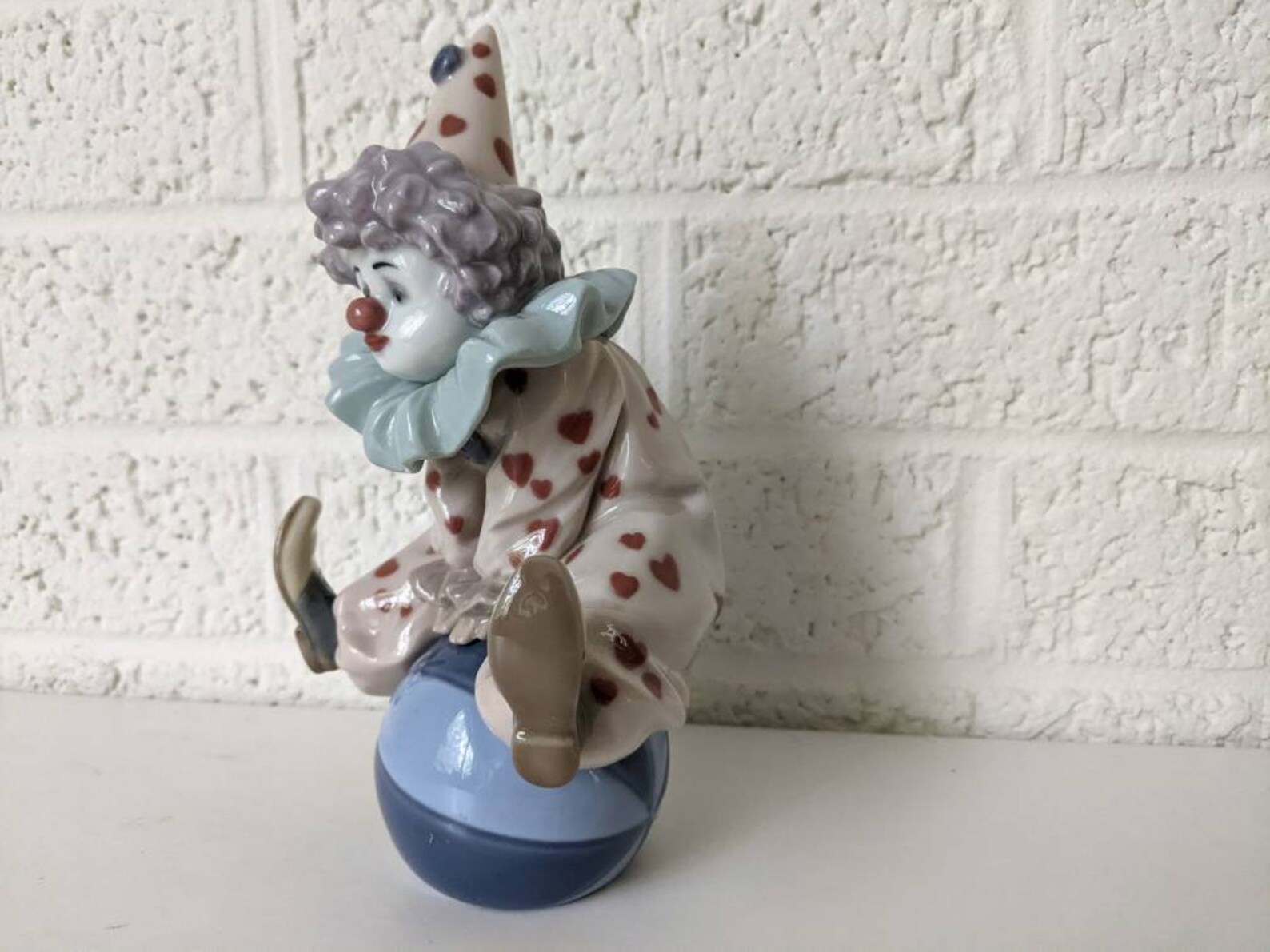 Vintage Lladró Spain Clown Figurine Having a Ball Lladro Etsy