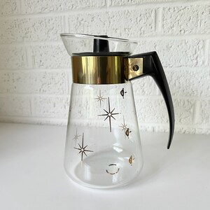 Vintage Pyrex/corning Mid Century Glass Carafe or Decanter Glass Coffee ...
