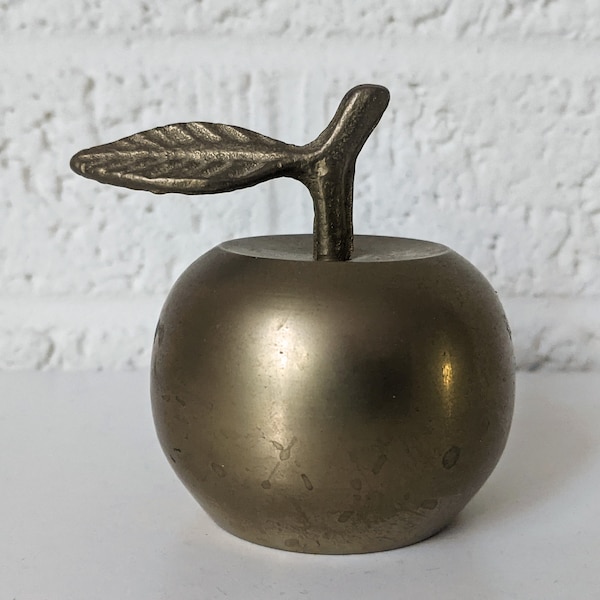 Brass Apple Bell Etsy