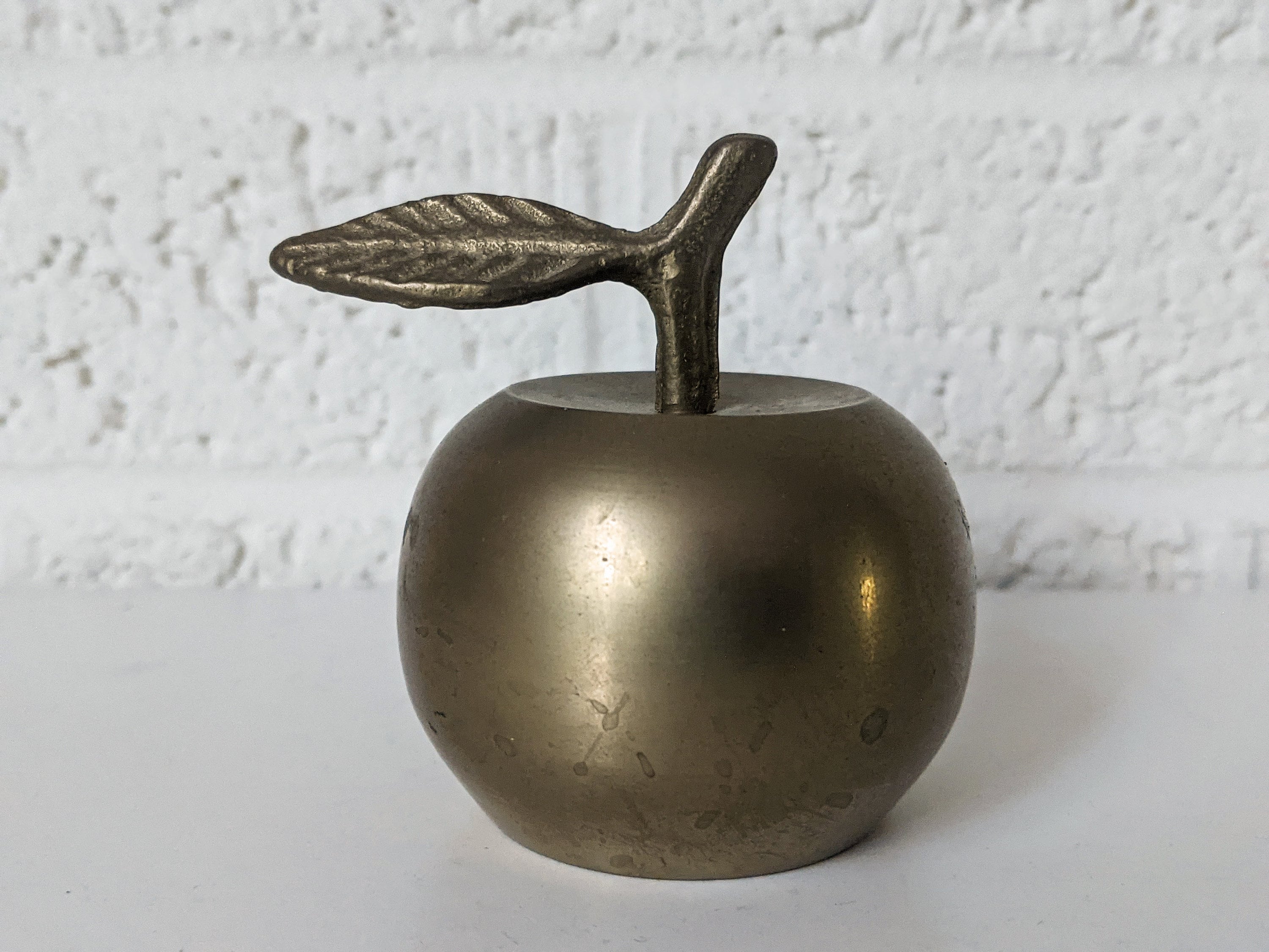 Vintage Brass Apple Bell - Etsy