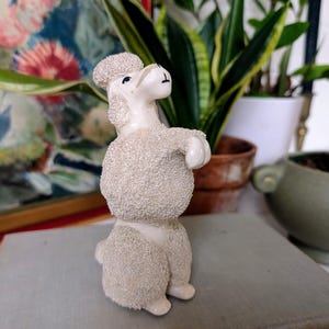 Vintage Poodle Figurine | Mid-Century Modern Kitsch Poodle