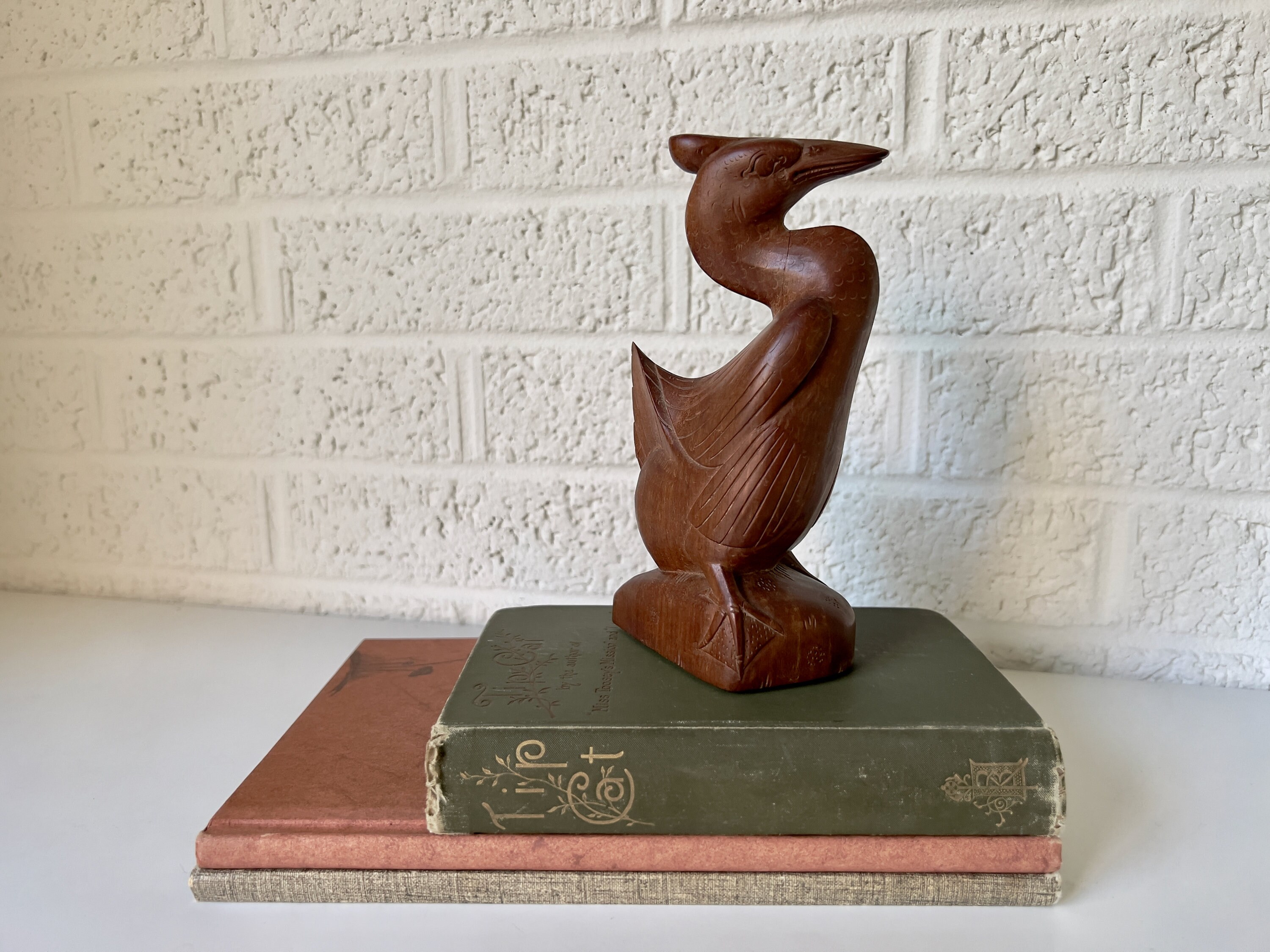 ヴィンテージ 手彫り 木製 アヒル/鳥 置物 | インドネシア語 - Etsy 日本