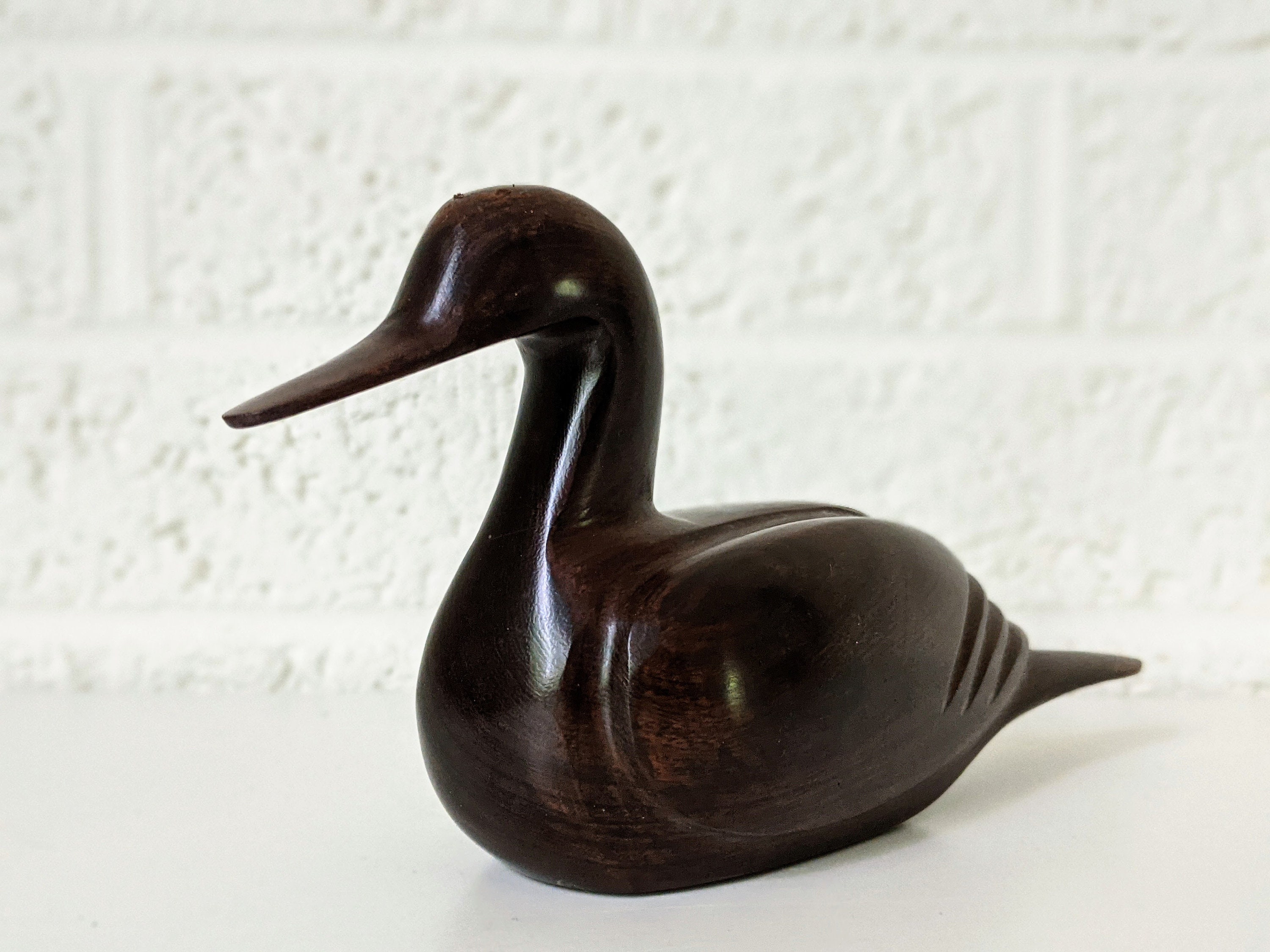 ♡※前Db1006 ヴィンテージ アイアンアヒル 置物 装飾品 2点セット