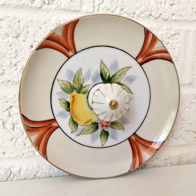 Vintage Noritake Porcelain Lemon Server | Morimura Brothers 1921
