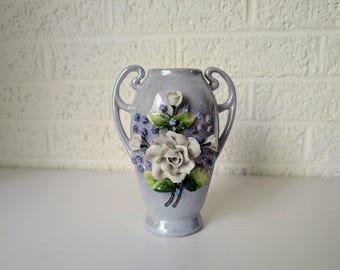 Vintage German Elfin Ware Lustreware Vase