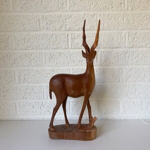 Wooden antelope figures 2025