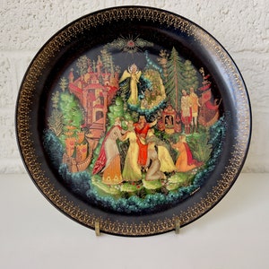 Vintage Collectible Plate | Russian Legends | 1989 | Russian Folk Tales | The Tale of Tsar Saldan