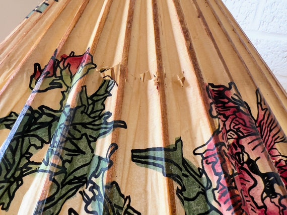 Vintage Asian Umbrella Parasol | Paper Parasol | … - image 10