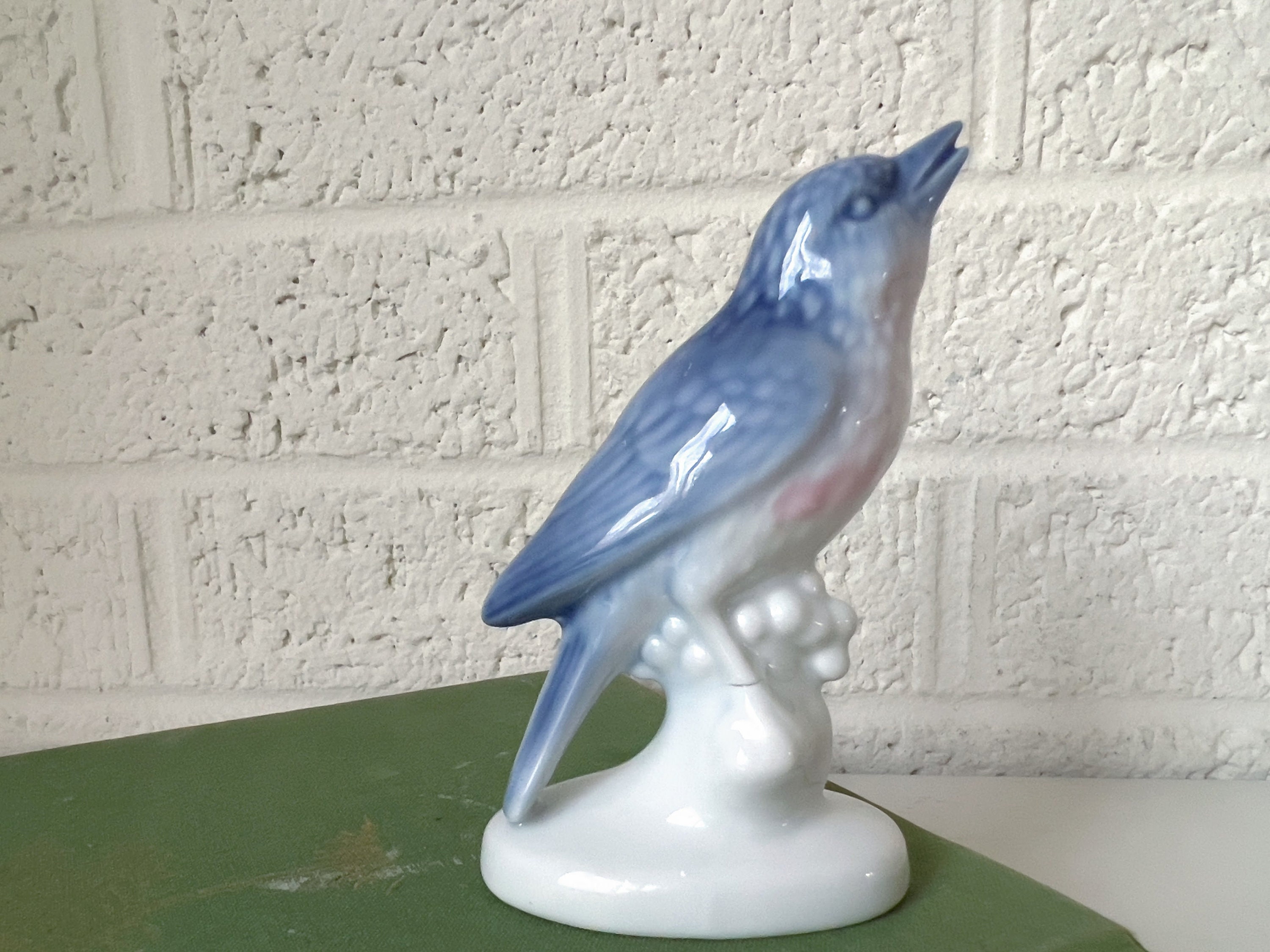 【ドイツ】ババリア・ ゲロルド／GEROLD PORZELLAN★鳥の置物 Gerold Porzellan Bavaria Western Germany Figurine Girl With Geese