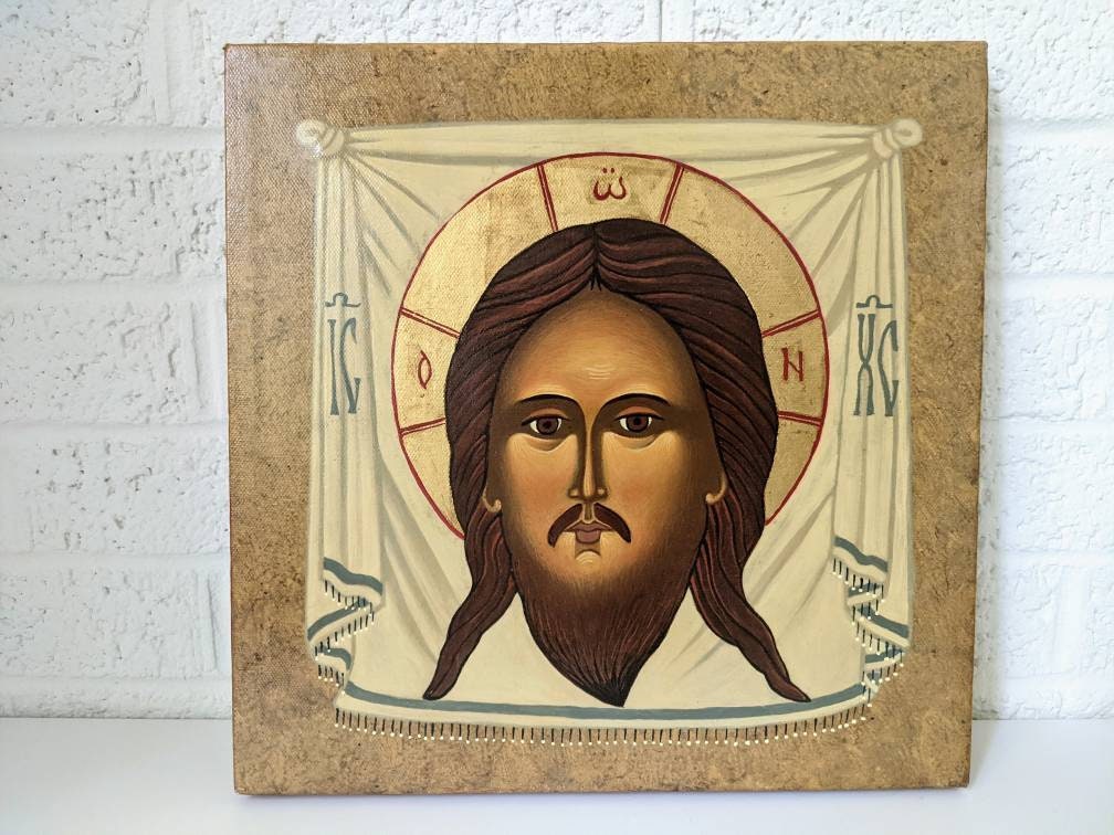 イエス・キリストの肖像画 照明付き ヴィンテージ Amazon.co.jp: キャンバス絵画 イエス・キリスト ヴィンテージ