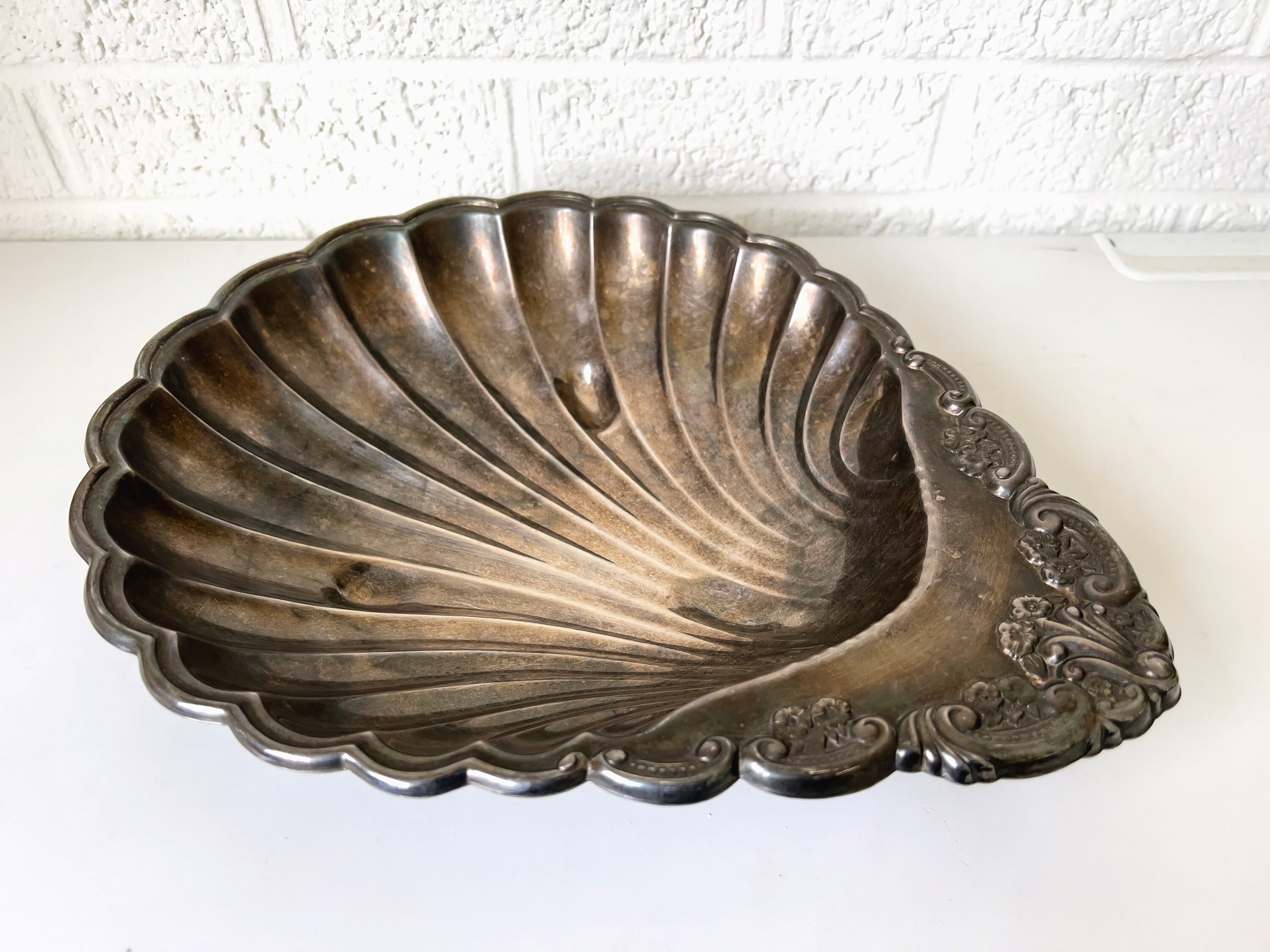 Silver Shell Cookware Vintage Silver Shell Serving Platter Dish - Etsy