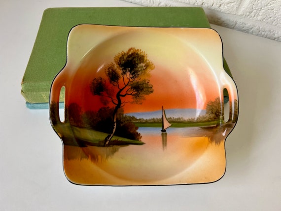 Vintage Noritake Porcelain Bowl | Morimura | Hand Painted Bowl