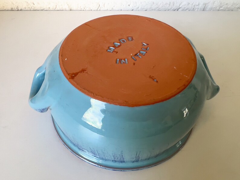 Pair Vintage Italian De Silva Pottery Bowls Etsy