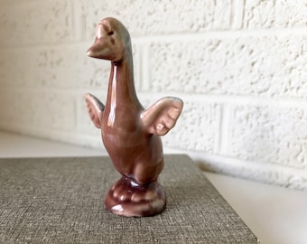 Vintage Duck Figurine | Duck Flapping Wings