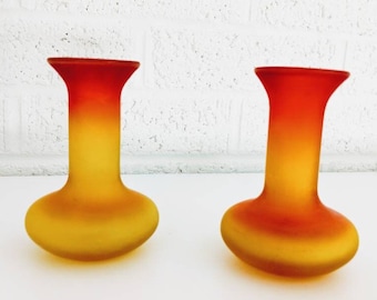 Vintage Pilgrim Hand Blown Glass Vase, Sold Individually