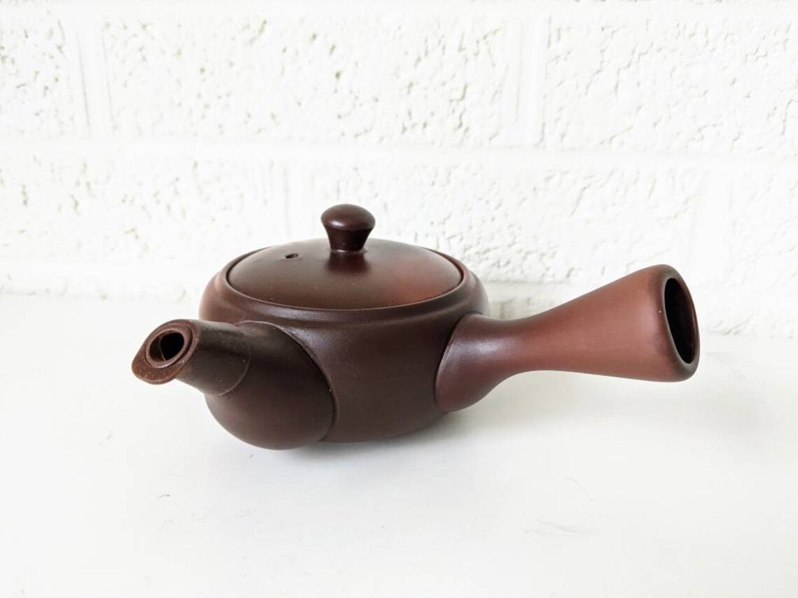 Vintage Japanese Clay Teapot with Fine Screen Mesh Etsy