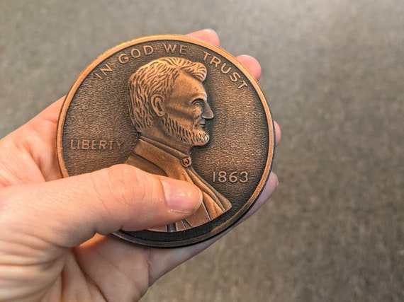 Vintage Large penny Souvenir With 