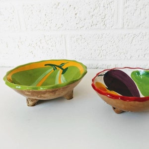 Vintage Paar Molcajete Schalen | Hecho en Mexico | Souvenir-Schalen