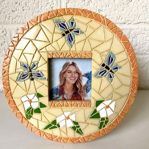 Vintage Mosaic Style Photo Frame