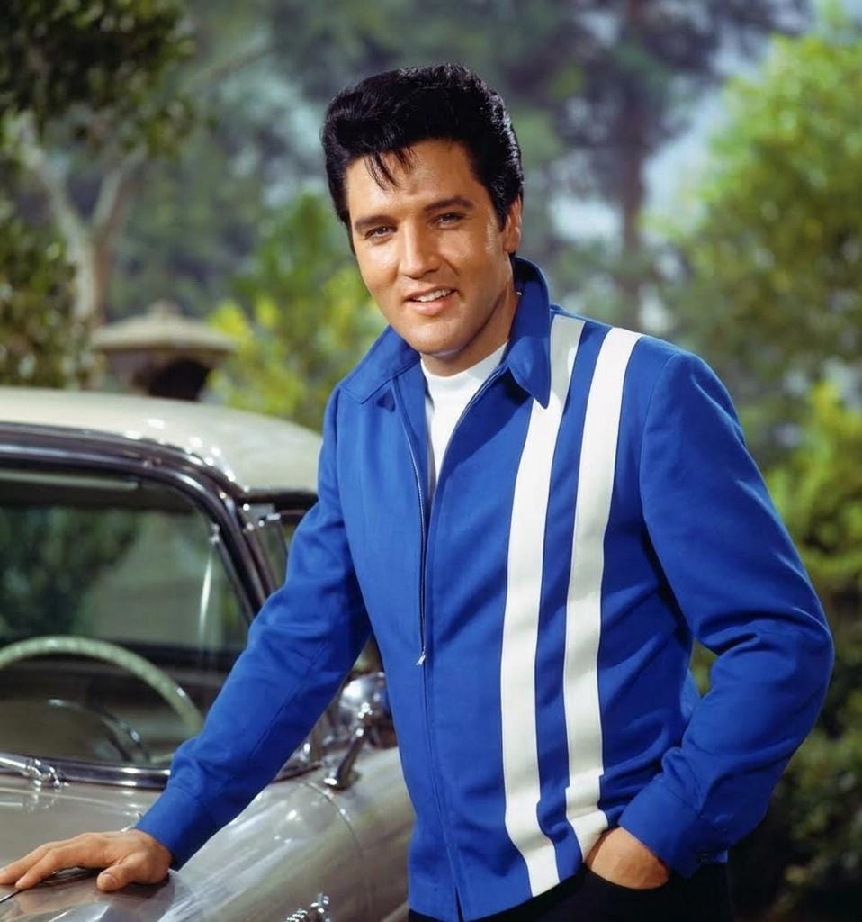 エルヴィス プレスリー公式、刺繍 アメリカンイーグルジャンパー Elvis Presley Zipper Jacket - Etsy