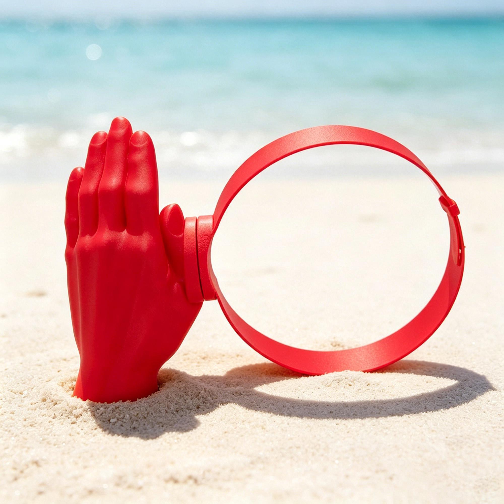Funny Hand-shaped Sun Visor Headband Novelty Lazy Palm 