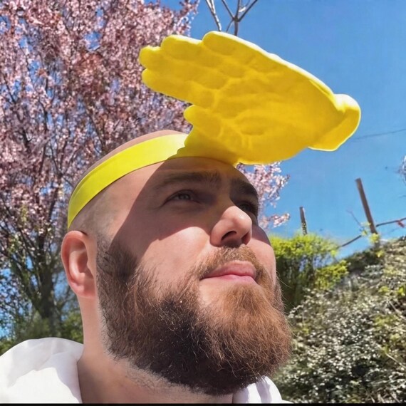 Buy Funny Hand-shaped Sun Visor Headband Novelty Lazy Palm  display picture 1
